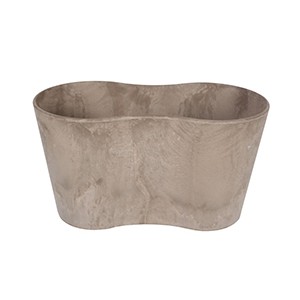 Artstone Claire Duo Flower Pot Taupe