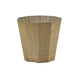 Artlumin Deca flower pot brass